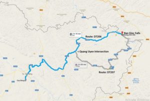 Ban Gioc Waterfall Motorbike Route