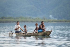 Vanuatu Outrigger canoe