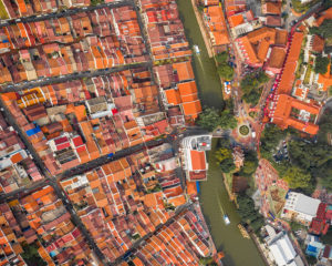 Aerial View of Melaka