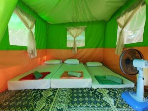 Koh Ngai Camping bungalows interior